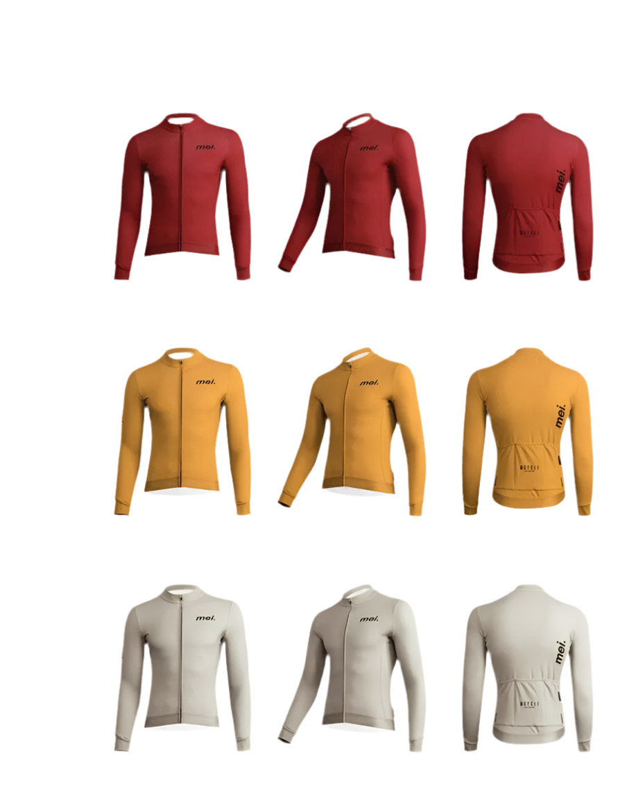 All NEW Men's Long Sleeves Thermo Mcycle Jersey.