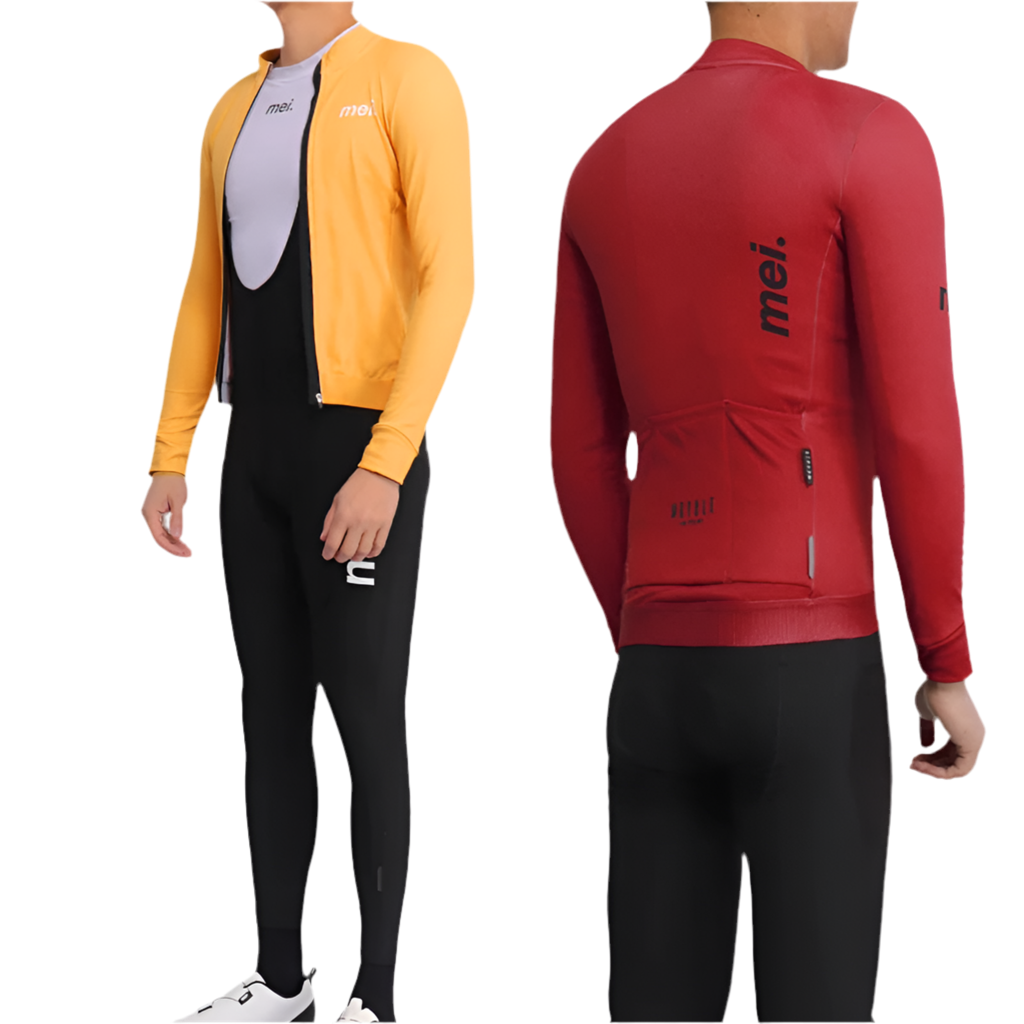 All NEW Men's Long Sleeves Thermo Mcycle Jersey.