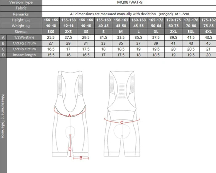 2024 Mcycle MK054W Women's Bib.