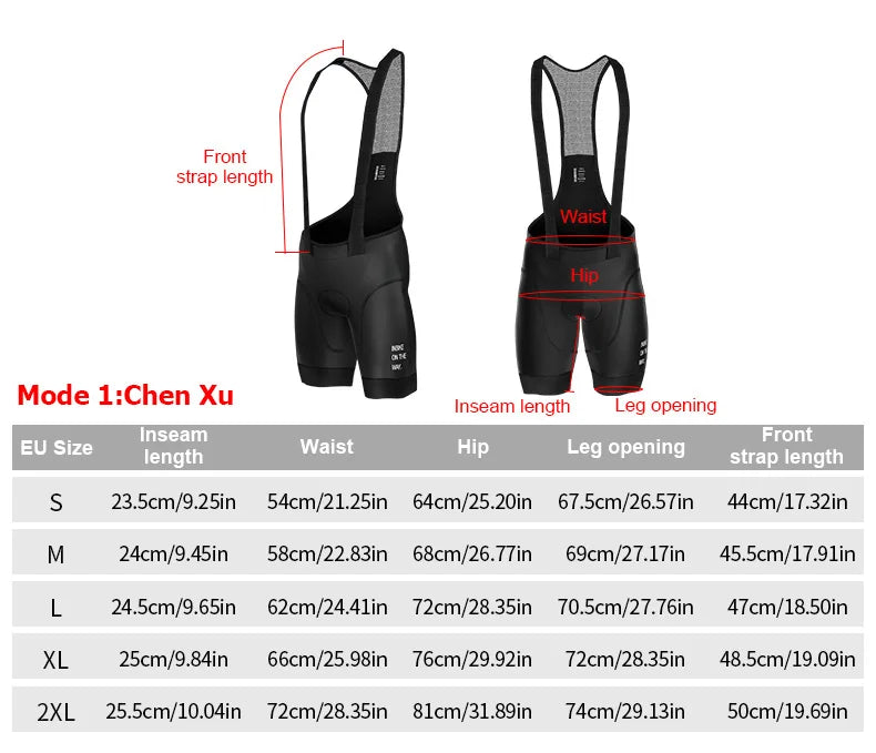 All NEW INBIKE Men's Bibs